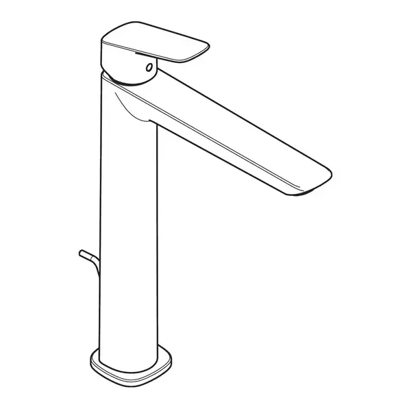 Hansgrohe Logis Fine Смеситель для раковины, черный матовый (71257670) Hansgrohe Logis Fine Смеситель для раковины, черный матовый (71257670)