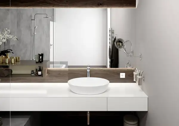 Смеситель для раковины высокий Hansgrohe Vernis Blend (цвет - хром), с донным клапаном (71552000) фото 2 Aquada.com.ua