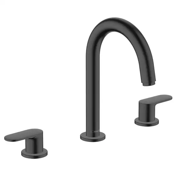 Смеситель для раковины Hansgrohe Vernis Blend (цвет - чёрный матовый), с донным клапаном (71553670) фото 1 Aquada.com.ua