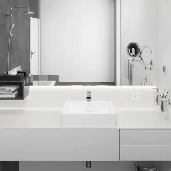 Hansgrohe Vernis Shape 190 Смеситель для умывальника, черный (71562670) Hansgrohe Vernis Shape 190 Смеситель для умывальника, черный (71562670)