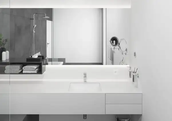 Смеситель для раковины 100 Hansgrohe Vernis Shape (цвет - хром), с донным клапаном из металла (71568000) фото 3 Aquada.com.ua