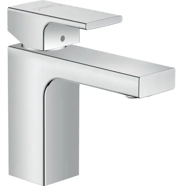 Змішувач для умивальника Hansgrohe Vernis Shape 100 без донного клапана, хром (71569000)