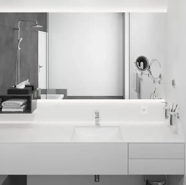 Змішувач для умивальника Hansgrohe Vernis Shape 100 без донного клапана, хром (71569000)