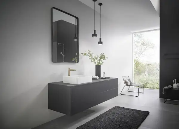 Смеситель для раковины высокий Hansgrohe Talis E (цвет - шлифованная бронза), без донного клапана 71717140 Смеситель для раковины высокий Hansgrohe Talis E (цвет - шлифованная бронза), без донного клапана 71717140