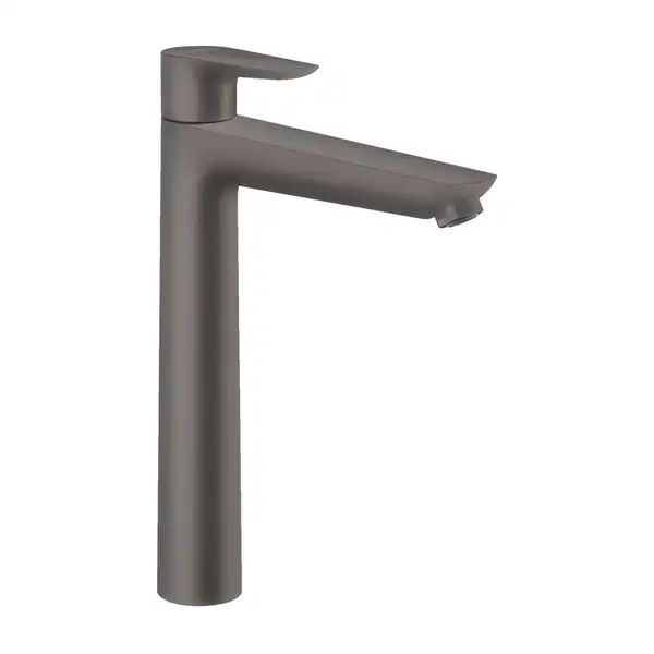 Смеситель для раковины высокий Hansgrohe Talis E (цвет - шлифованный чёрный хром), без донного клапана 71717340 Смеситель для раковины высокий Hansgrohe Talis E (цвет - шлифованный чёрный хром), без донного клапана 71717340