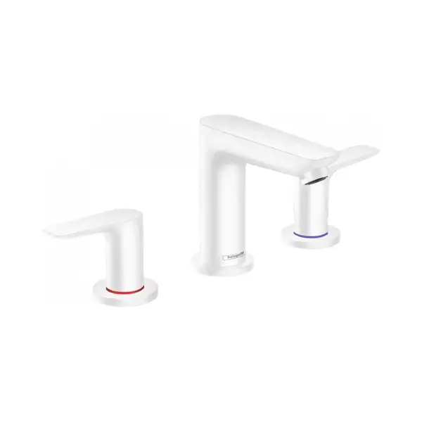 Змішувач для умивальника Hansgrohe Talis E на 3 отвори, білий матовий (71733700) Змішувач для умивальника Hansgrohe Talis E на 3 отвори, білий матовий (71733700)