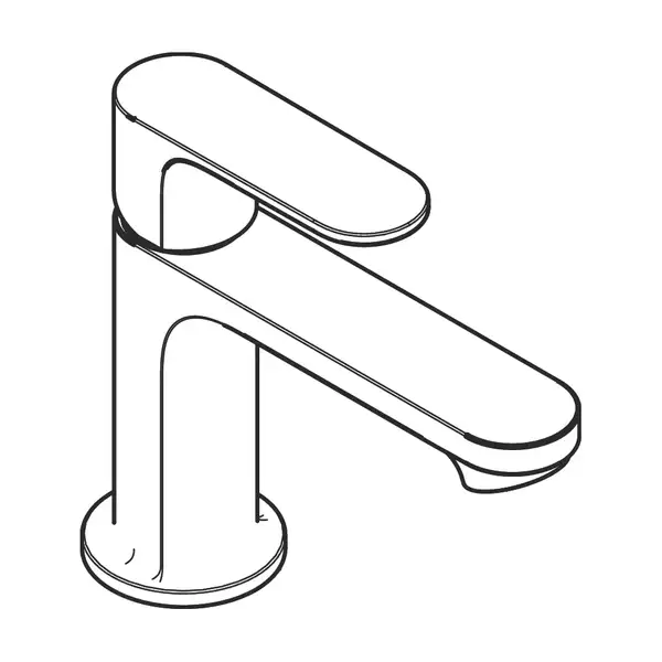 Hansgrohe Rebris S 80 Coolstart Смеситель для умывальника, хром (72510000)