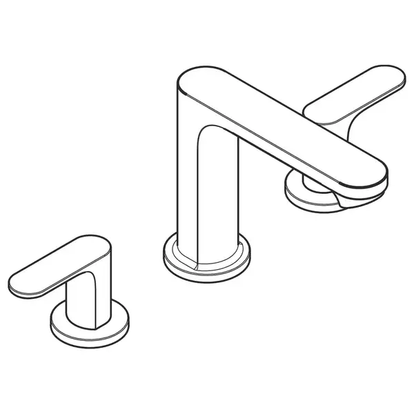 Смеситель для раковины 110 Hansgrohe Rebris S (цвет - хром), с донным клапаном 72530000 Смеситель для раковины 110 Hansgrohe Rebris S (цвет - хром), с донным клапаном 72530000