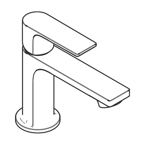 Hansgrohe Rebris E Смеситель для раковины, черный мат (72553670) Hansgrohe Rebris E Смеситель для раковины, черный мат (72553670)