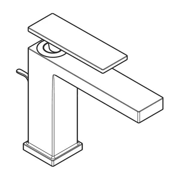 Hansgrohe Tecturis E Смеситель для раковины, хром (73010000)