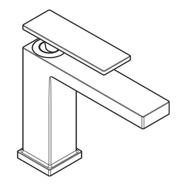 HANSGROHE Tecturis E 110 Смеситель для раковины, хром (73012000)