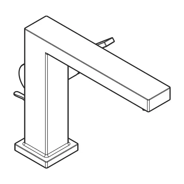 Змішувач для раковини 110 Fine CoolStart EcoSmart+ Hansgrohe Tecturis E (колір - білий матовий), з донним клапаном 73023700 Змішувач для раковини 110 Fine CoolStart EcoSmart+ Hansgrohe Tecturis E (колір - білий матовий), з донним клапаном 73023700