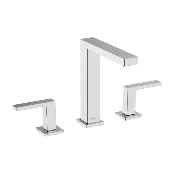 Змішувач для раковини 150 EcoSmart+ Hansgrohe Tecturis E (колір - хром), з донним клапаном Push-Open 73030000