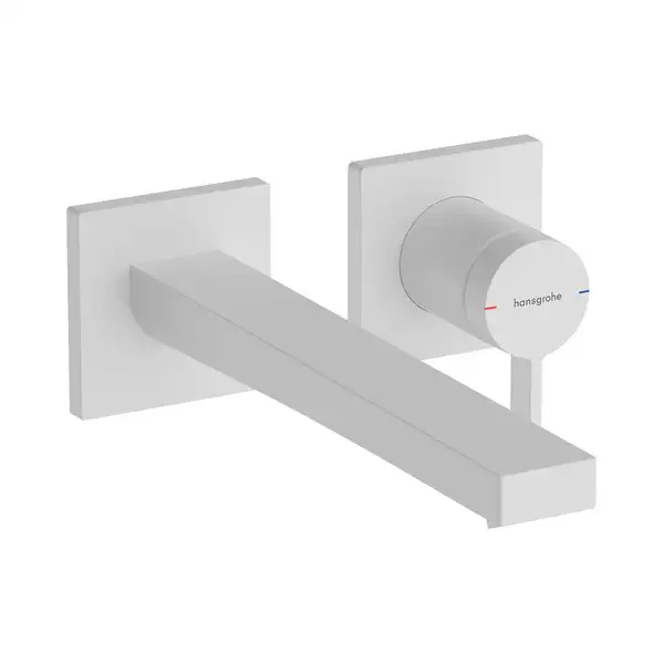 Hansgrohe Tecturis E Смеситель, настенный, мат белый (73051700) Hansgrohe Tecturis E Смеситель, настенный, мат белый (73051700)