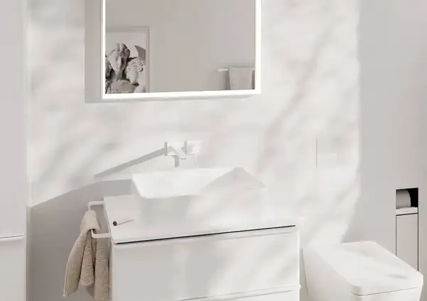 Hansgrohe Tecturis E Смеситель, настенный, мат белый (73051700) Hansgrohe Tecturis E Смеситель, настенный, мат белый (73051700)