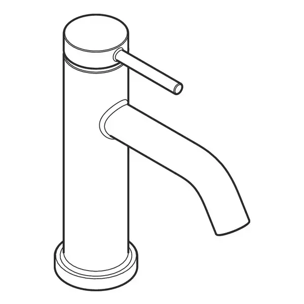 HANSGROHE Tecturis S Смеситель для раковины, белый матовый (73301700) HANSGROHE Tecturis S Смеситель для раковины, белый матовый (73301700)