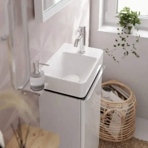 Hansgrohe Tecturis S 80 CoolStart Смеситель для раковины, хром (73302000) Hansgrohe Tecturis S 80 CoolStart Смеситель для раковины, хром (73302000)