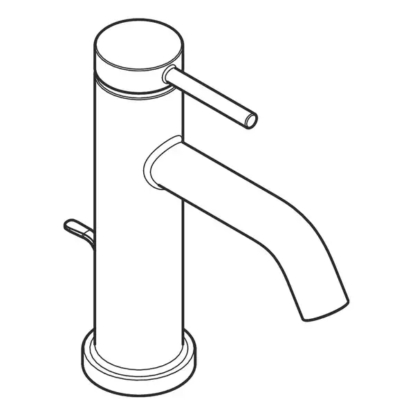 HANSGROHE Tecturis S Смеситель для раковины, черный матовый (73302670) HANSGROHE Tecturis S Смеситель для раковины, черный матовый (73302670)