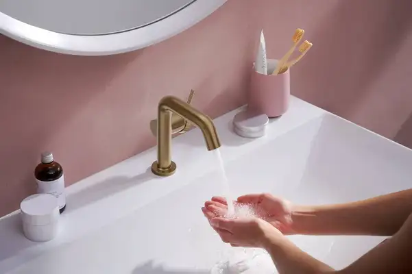 HANSGROHE Tecturis S Смеситель для раковины, матовая бронза (73320140) HANSGROHE Tecturis S Смеситель для раковины, матовая бронза (73320140)