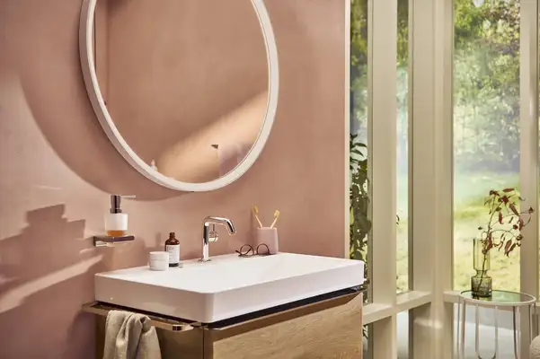 Смеситель для раковины 110 Fine CoolStart Hansgrohe Tecturis S (цвет - хром), без донного клапана 73321000 Смеситель для раковины 110 Fine CoolStart Hansgrohe Tecturis S (цвет - хром), без донного клапана 73321000