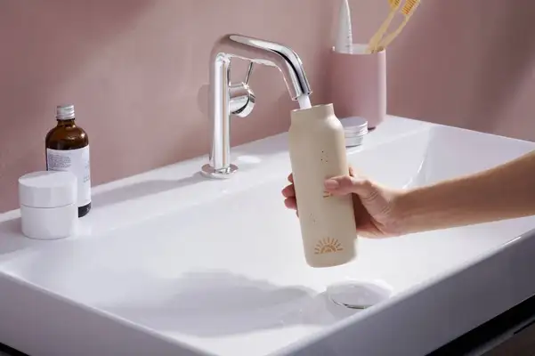 Смеситель для раковины 110 Fine CoolStart Hansgrohe Tecturis S (цвет - хром), без донного клапана 73321000 Смеситель для раковины 110 Fine CoolStart Hansgrohe Tecturis S (цвет - хром), без донного клапана 73321000
