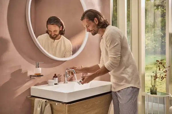 Смеситель для раковины 110 Fine CoolStart Hansgrohe Tecturis S (цвет - хром), без донного клапана 73321000 Смеситель для раковины 110 Fine CoolStart Hansgrohe Tecturis S (цвет - хром), без донного клапана 73321000