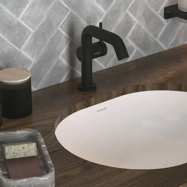 Hansgrohe Tecturis S 110 Смеситель для раковины, черный матовый (73321670)