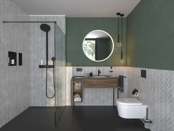 Hansgrohe Tecturis S 110 Смеситель для раковины, черный матовый (73321670)
