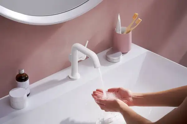 HANSGROHE Tecturis S Смеситель для раковины, белый матовый (73321700)