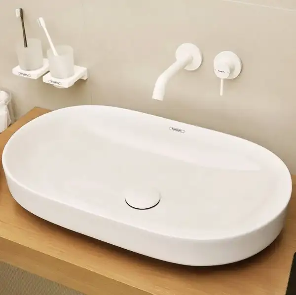 HANSGROHE Tecturis S Смеситель для раковины, белый матовый (73350700) HANSGROHE Tecturis S Смеситель для раковины, белый матовый (73350700)