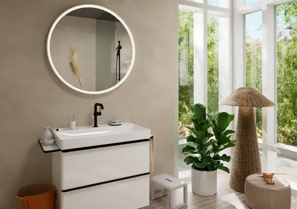 Hansgrohe Tecturis S Смеситель для раковины, черный матовый (73360670)