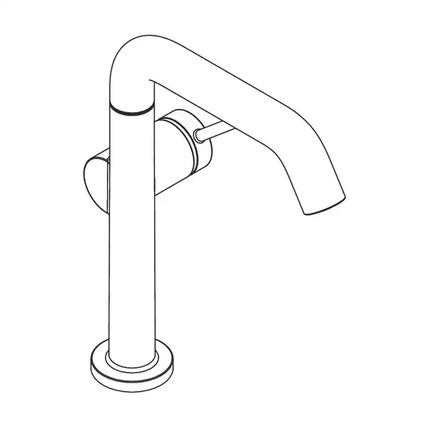 Hansgrohe Tecturis S Смеситель для раковины, черный матовый (73360670)