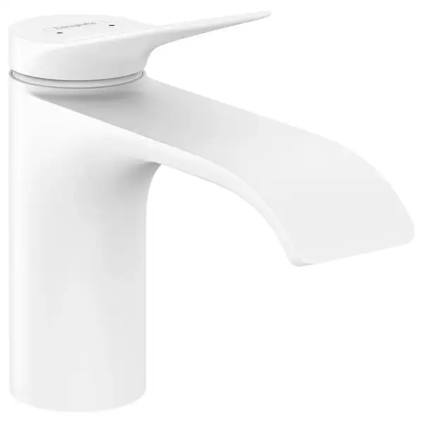 Смеситель для раковины Hansgrohe Vivenis (цвет - белый матовый), без донного клапана (75012700) фото 1 Aquada.com.ua Смеситель для раковины Hansgrohe Vivenis (цвет - белый матовый), без донного клапана (75012700) фото 1 Aquada.com.ua