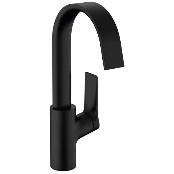 Hansgrohe Vivenis Смеситель для умывальника 210, черный матовый (75030670) Hansgrohe Vivenis Смеситель для умывальника 210, черный матовый (75030670)