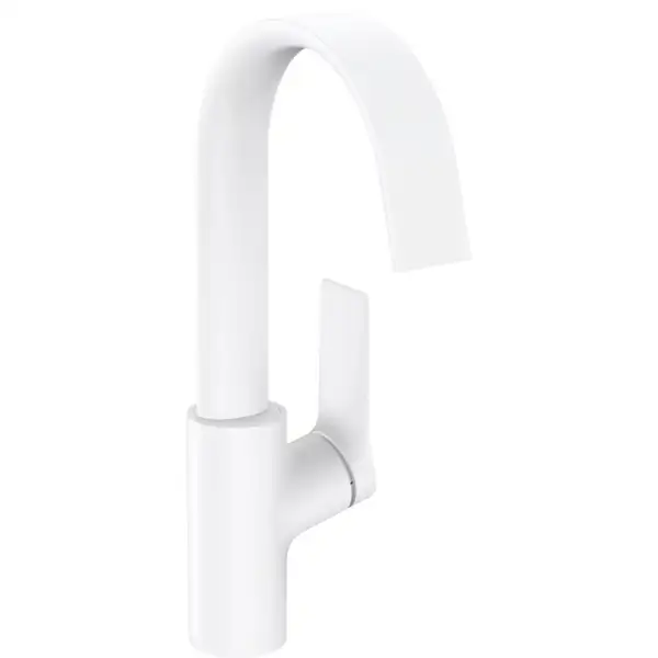 Змішувач для умивальника Hansgrohe Vivenis 210 з поворотним носиком, Matt White (75032700) Змішувач для умивальника Hansgrohe Vivenis 210 з поворотним носиком, Matt White (75032700)