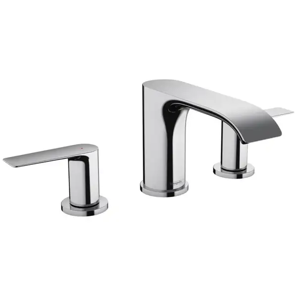 Змішувач для умивальника Hansgrohe Vivenis 90 на 3 отвори з донним клапаном, хром (75033000) Змішувач для умивальника Hansgrohe Vivenis 90 на 3 отвори з донним клапаном, хром (75033000)