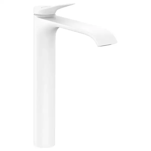 Смеситель для раковины высокий Hansgrohe Vivenis (цвет - белый матовый), без донного клапана (75042700) фото 1 Aquada.com.ua Смеситель для раковины высокий Hansgrohe Vivenis (цвет - белый матовый), без донного клапана (75042700) фото 1 Aquada.com.ua