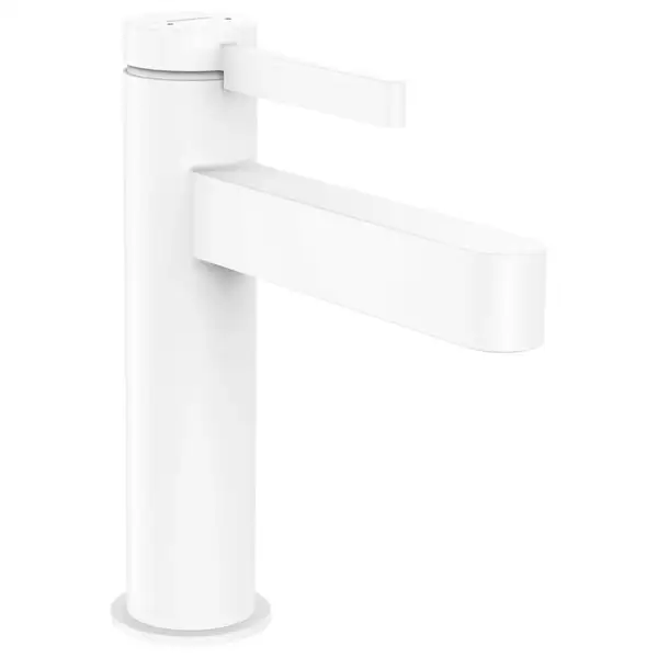 Смеситель для раковины Hansgrohe Finoris CoolStart (цвет - белый матовый), с донным клапаном Push Open (76024700) фото 1 Aquada.com.ua Смеситель для раковины Hansgrohe Finoris CoolStart (цвет - белый матовый), с донным клапаном Push Open (76024700) фото 1 Aquada.com.ua