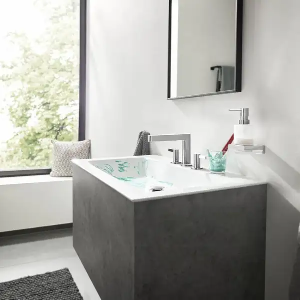 Змішувач для умивальника Hansgrohe Finoris 110 на 3 отвори з донним клапаном Push-Open, хром (76033000) Змішувач для умивальника Hansgrohe Finoris 110 на 3 отвори з донним клапаном Push-Open, хром (76033000)