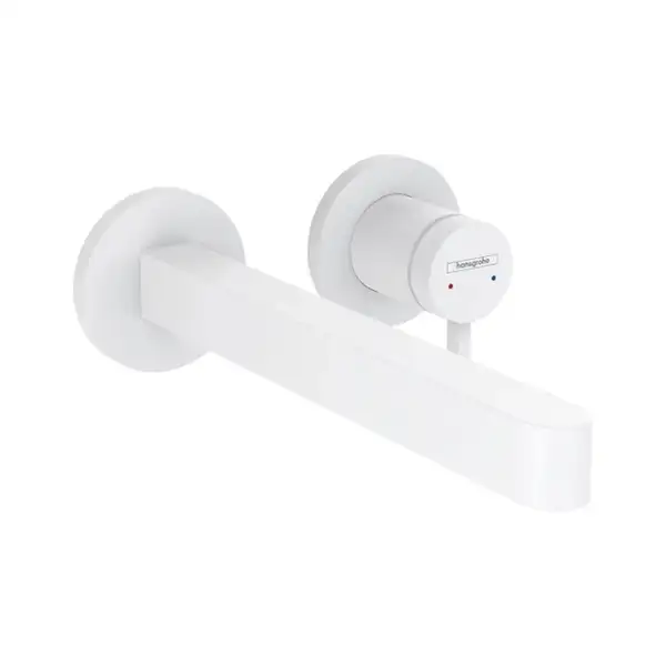 Hansgrohe Finoris Смеситель для раковины, белый матовый (76050700) Hansgrohe Finoris Смеситель для раковины, белый матовый (76050700)