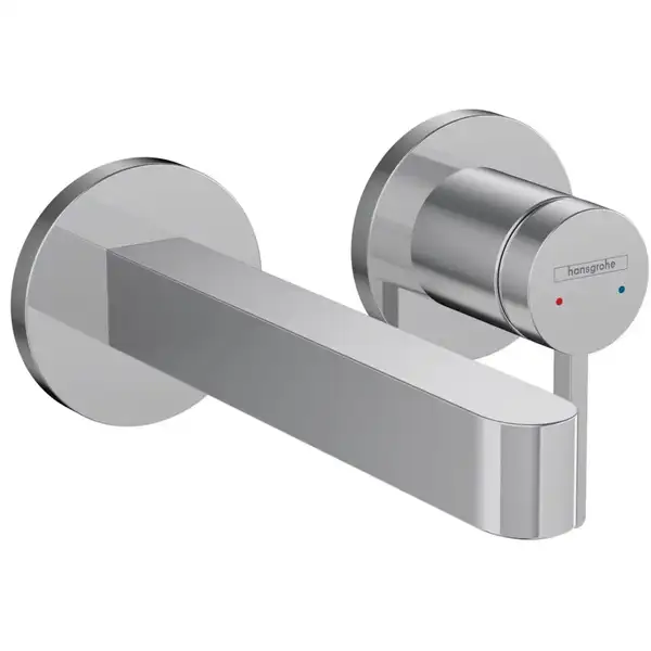 Змішувач для умивальника Hansgrohe Finoris прихованого монтажу з виливом 165 мм, хром (76051000) Змішувач для умивальника Hansgrohe Finoris прихованого монтажу з виливом 165 мм, хром (76051000)
