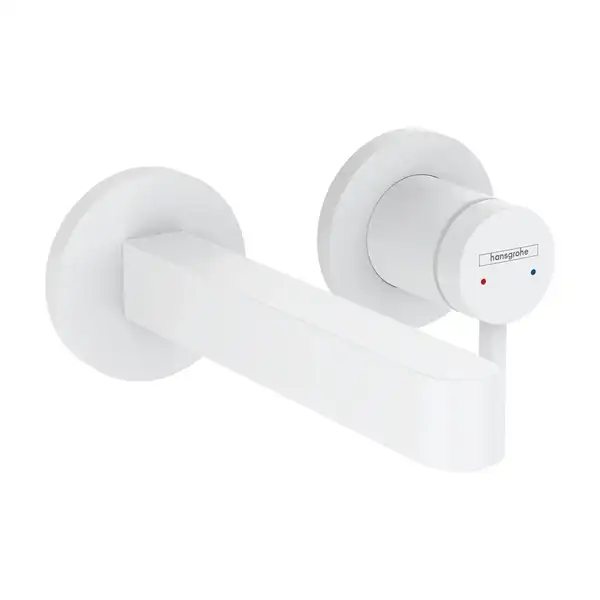 Hansgrohe Finoris Смеситель для умывальника, белый матовый (76051700) Hansgrohe Finoris Смеситель для умывальника, белый матовый (76051700)