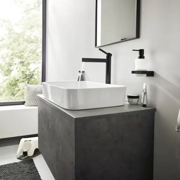 Hansgrohe Finoris 260 Смеситель для умывальника, Matt Black (76070670) Hansgrohe Finoris 260 Смеситель для умывальника, Matt Black (76070670)