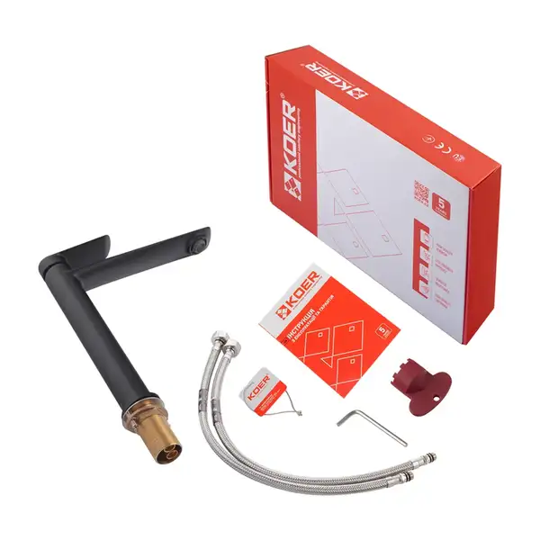 KOER KB-11028-05 Змішувач для умивальника, хром (KR5294) KOER KB-11028-05 Змішувач для умивальника, хром (KR5294)