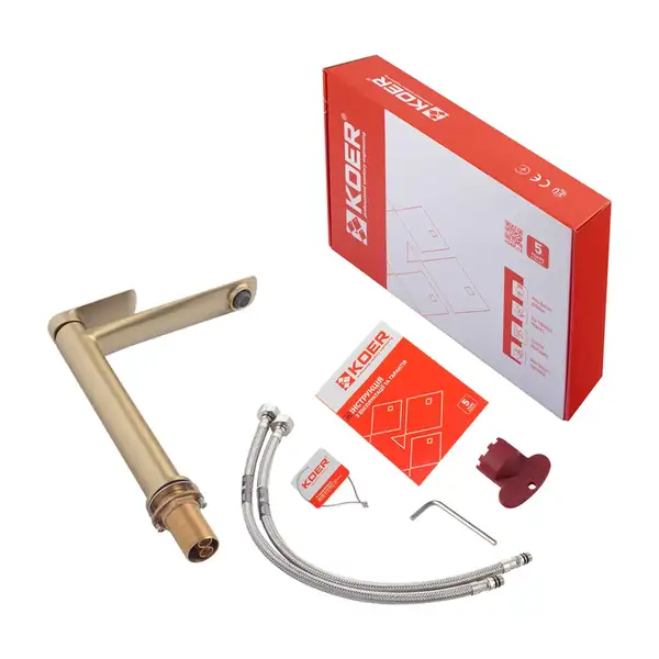 KOER KB-11028-12 Смеситель для умывальника, хром (KR5295) KOER KB-11028-12 Смеситель для умывальника, хром (KR5295)