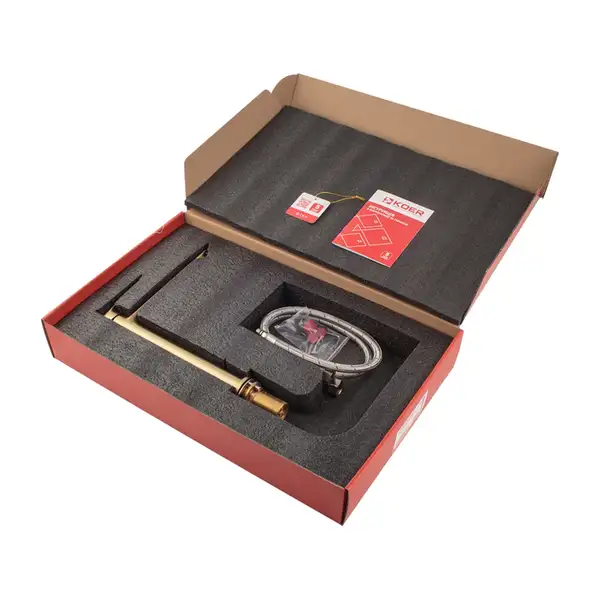 KOER KB-11028-12 Смеситель для умывальника, хром (KR5295) KOER KB-11028-12 Смеситель для умывальника, хром (KR5295)
