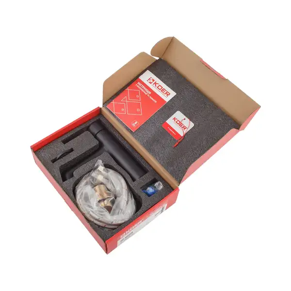 KOER KB-10029-05 Змішувач для умивальника, чорний (KR5487) KOER KB-10029-05 Змішувач для умивальника, чорний (KR5487)