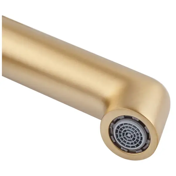 KOER KB-10029-12 Смеситель для умывальника, матовое золото (KR5501) KOER KB-10029-12 Смеситель для умывальника, матовое золото (KR5501)