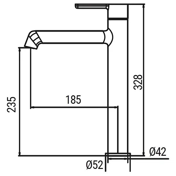KOER KB-11029-12 Смеситель для умывальника, матовое золото (KR5502) KOER KB-11029-12 Смеситель для умывальника, матовое золото (KR5502)