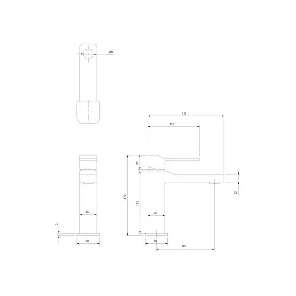 змішувач для умивальника Omnires Slide chrome (SL7710CR) (SN7320CR) змішувач для умивальника Omnires Slide chrome (SL7710CR) (SN7320CR)